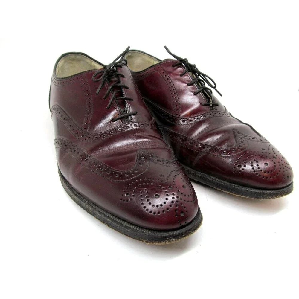 Florsheim Imperial Comfortech Brown Leather Wingtip Oxfords  US 9 D